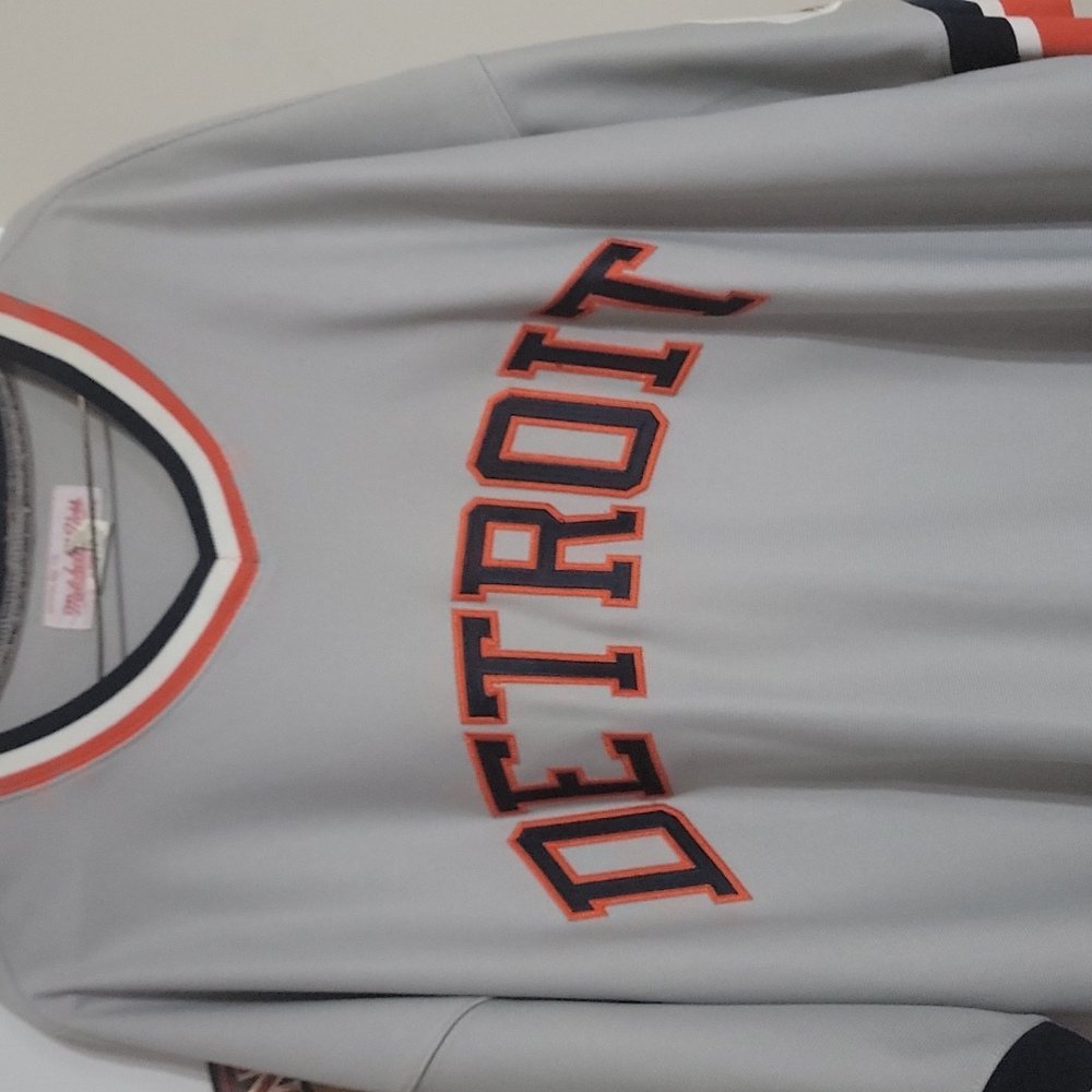 Mitchell and Ness Throwback Willie Horton Detroit Tigers Baseball Jersey 4XL